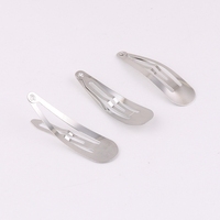 Barrette à cheveux en métal ronde de 5 cm, non toxique, petite, pour accessoires de coiffure