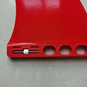 HSYW Aileron de planche de SUP sans vis en nylon rouge de 9 pouces - Product Image 4