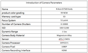 Appareil photo reflex numérique <span class=keywords><strong>Nikon</strong></span> D7500 d'occasion avec 4K, Wi-Fi et écran tactile, état A+, approvisionnement en appareils photo d'occasion B2B avec support de données d'inspection - Product Image 6
