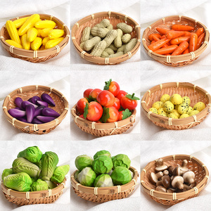 Mini Frutas y Verduras Artificiales, Juguete de Cocina y Decoración para Fiestas en Casa, Hechas de Espuma Resistente para Niños y Adultos - Product Image 5
