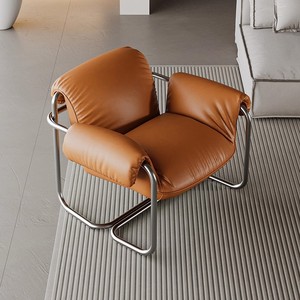 Modern <strong>Acapulco</strong> Sling Lounge <strong>Chair</strong> Comfortable Leather Hanging <strong>Chair</strong> for Living Room - Product Image 6