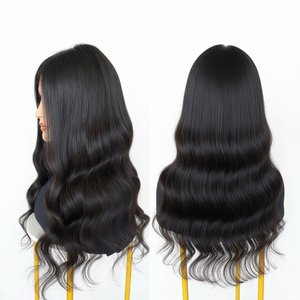 Perruque complète en dentelle pour femme, couleur naturelle, perruque médicale, trame faite à la main, cheveux humains européens pour la perte de cheveux et l'amincissement - Product Image 1