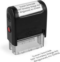 Tampon auto-encreur professionnel Crystal Clear Impression Texte personnalisé/Logo Adresse Document Stamper 3000 + Utilise de l'encre à séchage rapide