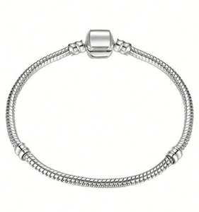 Nouveauté 2025 – Bracelet chaîne serpent en argent 3 mm avec breloques pour bracelets, vente en gros de bijoux de haute qualité - Product Image 1