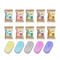 Tablettes de savon moussant pour les mains POPOTIME, écologiques, parfum lavande, multicolores, avec distributeur moussant de 450 ml