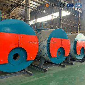Chaudière à eau chaude à tube de feu horizontal automatique YG WNS 1000KW nouvelle condition basse pression pour serres hôtels fermes-produits - Product Image 3
