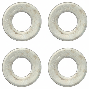 Set of 4 Arm <b>Washers</b> EPDM Stamping Flat Internal External Tooth Bonded Wedge Plain Finish for 700.1600 Aluminium Brass Material - Product Image 1