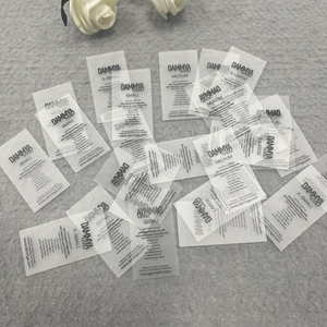 Bán buôn TPU mềm trong suốt nhãn tùy chỉnh kích thước giặt in nhãn Silicone chăm sóc nhãn cho quần áo/quần áo của em bé - Product Image 5