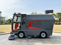 Balayeuse de voirie haute performance, autoportée, pour la collecte et le lavage des rues, machine industrielle électrique à batterie pour le nettoyage des sols