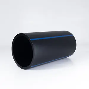 Низкая Цена HDPE дренажная и водопроводная труба высокого давления PE пластиковая трубка