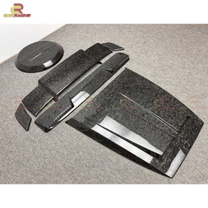 ชุดแต่งตัวถังรถยนต์คาร์บอนฟอร์จแบบ B Style สำหรับ Mercedes Benz G Wagon W464 G63 AMG G500 ปี 2019-2024 ฝากระโปรงหน้า สปอยเลอร์ ปีกหลัง ฝาครอบยางอะไหล่ - Product Image 2