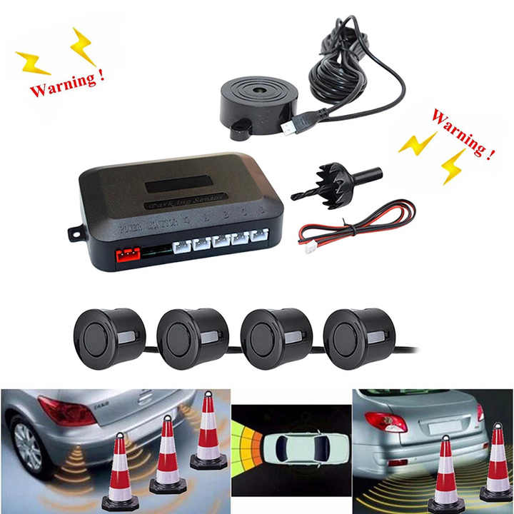 Universal 4 Steps Alarming Automatic Work Parking Sensor Car ...