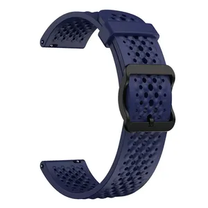 Correa de silicona de 22mm para <span class=keywords><strong>Polar</strong></span> <span class=keywords><strong>Vantage</strong></span> V3 M2/<span class=keywords><strong>M</strong></span> pulsera deportiva para <span class=keywords><strong>Polar</strong></span> Grit X Pro Titan Band Smartwatch pulsera de repuesto - Product Image 4