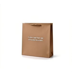 Bolsas de Papel con Logotipo Personalizado y Asas Retorcidas Reciclables - Product Image 3