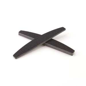 Limas <span class=keywords><strong>80</strong></span>/<span class=keywords><strong>100</strong></span>/150/180/240 Git Venta al por mayor Plástico Eva Espuma Papel de lija Negro <span class=keywords><strong>Lima</strong></span> de uñas Tamaño OEM Marca Embalaje Limas de uñas - Product Image 3