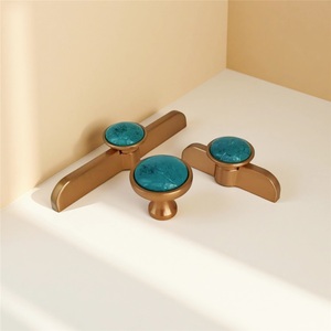 Modern Zinc Alloy Single Hole Furniture Cabinet Handle for Drawer Wardrobe Bathroom Cabinet - Product Image 2