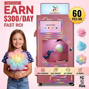 JOYFUNPLAY Fabricant OEM ODM de Distributeur Automatique de <span class=keywords><strong>Barbe</strong></span> à <span class=keywords><strong>Papa</strong></span> avec Écran Tactile - Product Image 1