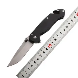 OEM Manufacturer Customized Folding Pocket Knife 5cr13mov Blade Survival Hunting Tactical Knife With G10 Handle