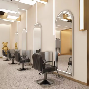 Hot Sale Custom Size <strong>Wall</strong> Mounted LED Salon <strong>Mirror</strong> Light Oval Full-Length Dressing <strong>Mirror</strong> Smart <strong>Features</strong> LED Makeup <strong>Mirror</strong> - Product Image 1