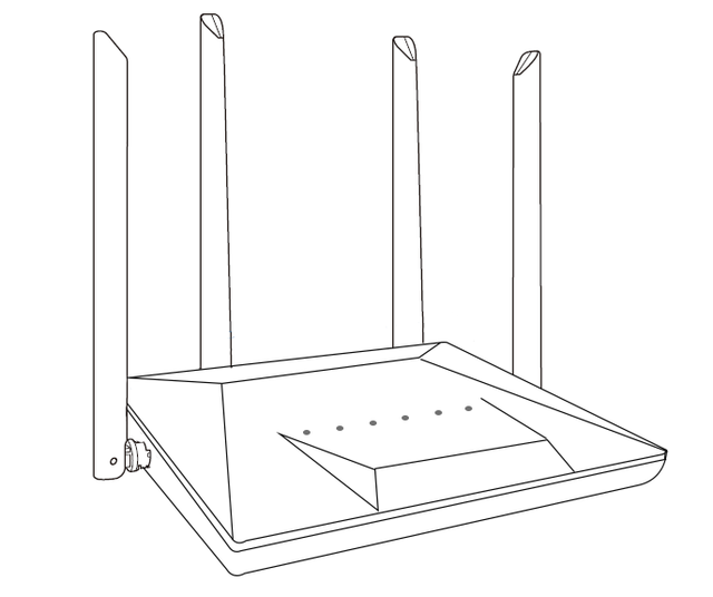 Hot Sale 4G SIM Card Router RJ45 Port 300Mbps 4G Modem Wifi Router 4 Antenna for CCTV Network