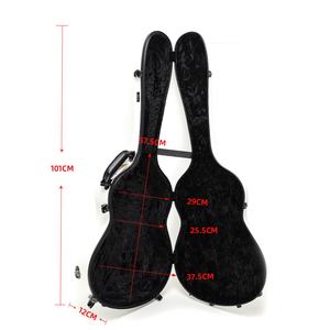 SUN-C WH Rm彩虹乐器白色亮玻璃纤维吉他盒硬壳古典39英寸吉他盒 - Product Image 3