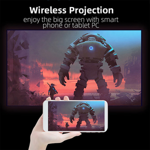 Hualu E400 3LCD kinh doanh giáo dục máy chiếu, <span class=keywords><strong>4000</strong></span> <span class=keywords><strong>ANSI</strong></span> <span class=keywords><strong>Lumens</strong></span> không dây chiếu Video chiếu với 1.6X Zoom proyector - Product Image 4