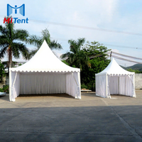 Tente de réception extérieure 3x3 6x6m pour événements sportifs, en tissu PVC et aluminium