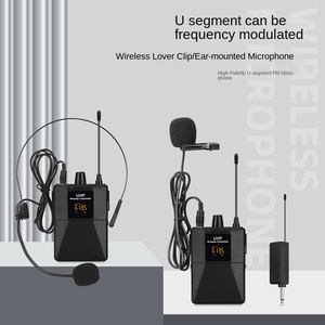 Microfono Lavalier senza fili con connettore XLR cancellazione del rumore per la fotografia di classe insegnante <span class=keywords><strong>Computer</strong></span> fase di uso vocale - Product Image 2