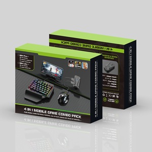 ชุดคีย์บอร์ดและเมาส์ไร้สาย Gamwing Mix Pro RGB 4 in 1 สำหรับเล่นเกมมือถือ - Product Image 6