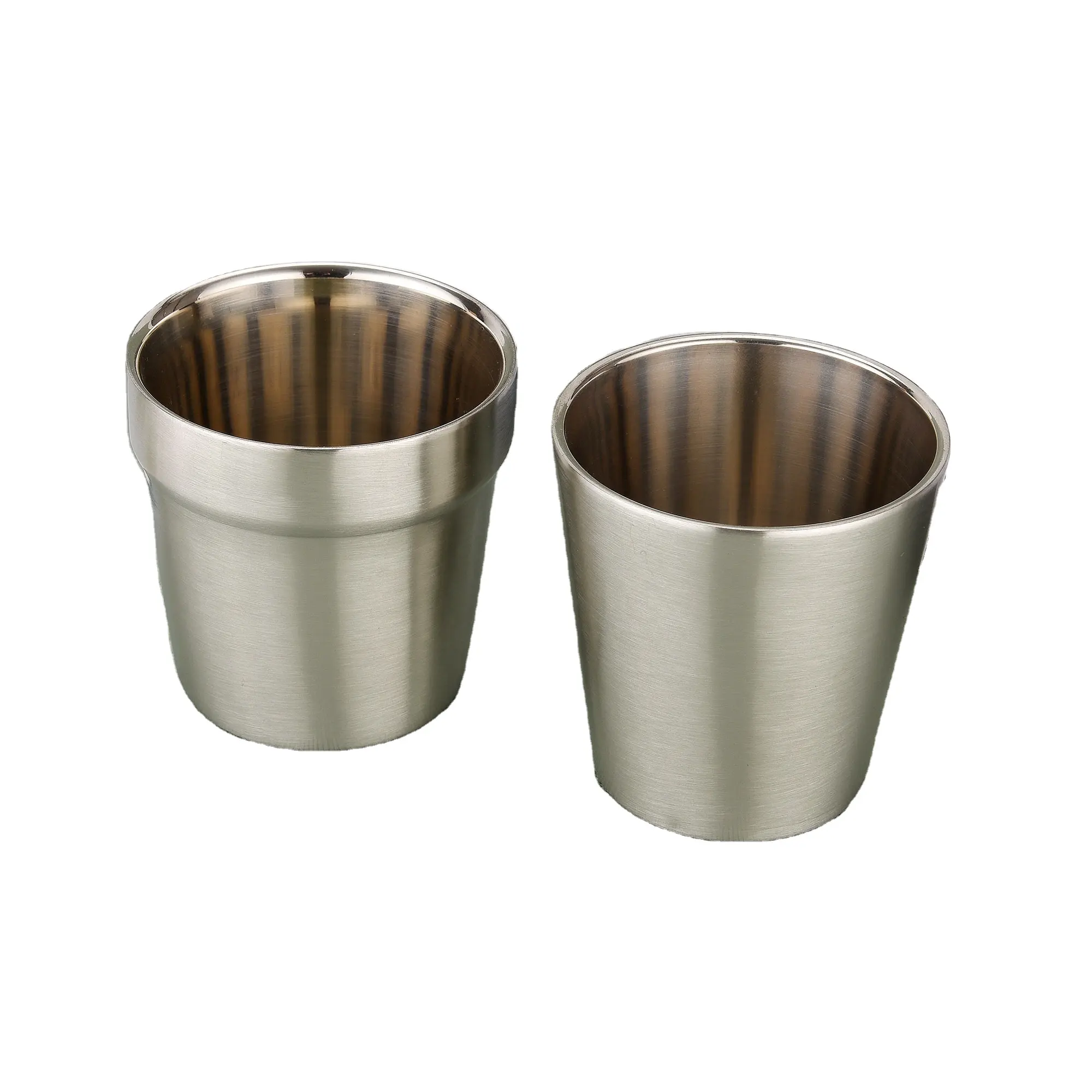 Stainless Steel 180ml Double Wall Drinking Cup Water Cup