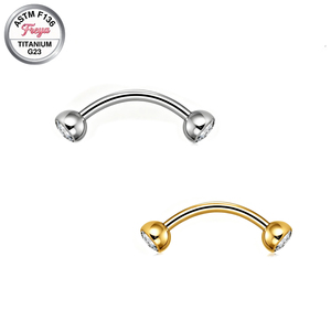 16G Titane ASTMF136 Bijou de corps plaqué or pour piercing <span class=keywords><strong>d</strong></span>'oreille (helix, daith), anneau de nez <span class=keywords><strong>fer</strong></span> <span class=keywords><strong>à</strong></span> <span class=keywords><strong>cheval</strong></span>, labret anneau, barbell Cuiyed - Product Image 3