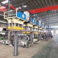 Machine automatique de fabrication de palettes en bois pressées, machine de pressage de palettes moulées ThoYu TY-1250, moteur 1250 tonnes 37kW, prix