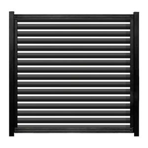 Louver lưới tản nhiệt nhôm Fram gi thép louver hệ thống Nhôm hàng rào Bảng điều chỉnh slat hàng rào công nghiệp Thùng Bảng điều khiển slat dải - Product Image 6