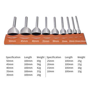 DIY手工皮革雕刻皮革工具1/4浅半圆打孔皮革打孔钱包皮带圆形切割 - Product Image 5