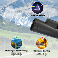 Telescopio Monocular Portátil de Alta Calidad HD 12X42 10X42 de Alta Potencia para Caza Profesional al Aire Libre