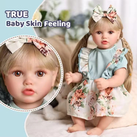 Muñecas Bebé Reborn Realistas Babeside de 22 Pulgadas, Muñeca Recién Nacida de Silicona y Vinilo, Cuerpo Suave, Hecha a Mano, Regalo para Bebés, Proveedor de Fábrica