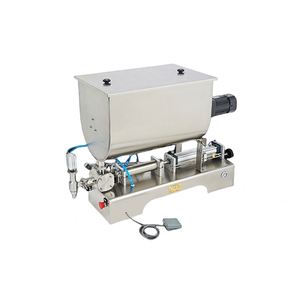 Machine de remplissage horizontale automatique et manuelle pour sauces, beurre de cacahuète, miel, confiture, crème, huile, sachets en verre et poches, avec composant moteur principal - Product Image 2