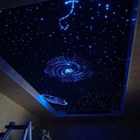 Panneaux de plafond en fibre de polyester PET en gros avec éclairage LED pour la décoration intérieure commerciale