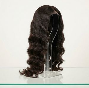 Fábrica de Pelucas de Cabello Ondulado Suave, Venta al por Mayor, Peluca de Cabello Humano Largo y Ondulado de Primera Calidad, Cabello Virgen Negro Natural, Peluca sin Pegamento - Product Image 1