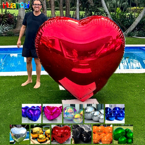 Globo <span class=keywords><strong>de</strong></span> espejo <span class=keywords><strong>de</strong></span> corazón <span class=keywords><strong>de</strong></span> PVC inflable <span class=keywords><strong>de</strong></span> San Valentín, decoración reflectante para fiestas y eventos, modelo para envío <span class=keywords><strong>mar</strong></span>ítimo - Product Image 1
