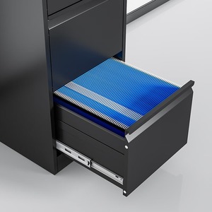 <b>Filing</b> Cabinet A4 Size 4 Layers Drawer Storage Office Organizer Push Pull Type - Product Image 3