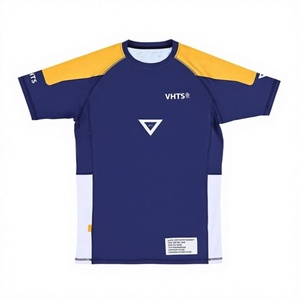 Wholesale MMA Compression <b>Rash</b> <b>Guard</b> <b>BJJ</b> Jiu Jitsu Grappling Shirt Custom Sublimation Factory Supply - Product Image 5