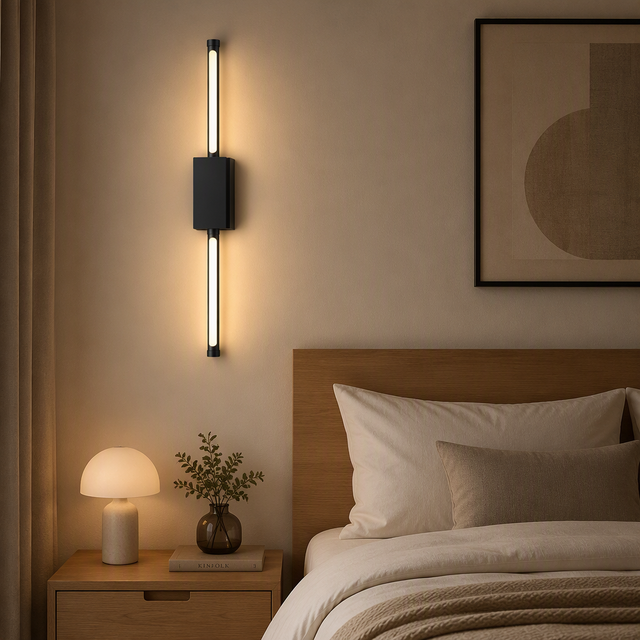 650mm Modular LED Wall Sconce 5000mAh Rechargeable Wireless Magnetic Wall Lamp Detachable 350 Degree Rotatable Light for Decor