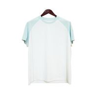 T-shirt à manches courtes raglan contrastées pour homme JNEI, séchage rapide, antibactérien, respirant, col rond, sport, logo personnalisé, vente en gros
