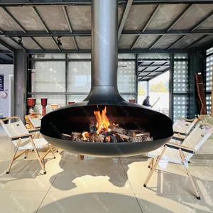 Foyer suspendu central d'usine CRUISE Vente en gros OEM personnalisé plafond suspendu en bois acier à haute teneur en carbone Villa hôtel intérieur - Product Image 1