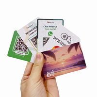 Tarjeta de revisión personalizada PVC NFC 213 Facebook/Tik Tok/Instagram Social Media App Tap Business NFC Card