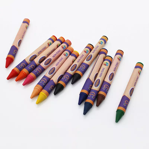 Vente en gros de crayons non toxiques bon marché 6 8 12 16 20 24 48 crayons de couleur ensemble de crayons de <span class=keywords><strong>cire</strong></span> ensemble de dessin pour enfants enfants - Product Image 5