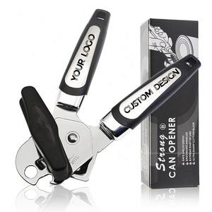 Abrebotellas multifunción Manual portátil al por mayor de fábrica para cerveza abridor de latas de soda de seguridad manual personalizado con logotipo - Product Image 1