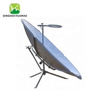 Cuisinière solaire parabolique portable réfléchissante Go Sun, cuisinière solaire à riz, four à énergie solaire, 1500W, diamètre 1,5m, acier au carbone