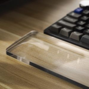 JAYI Factory Custom Made Clear Acrylic Keyboard <strong>Wrist</strong> <strong>Rest</strong> - Product Image 6